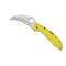 Spyderco 2024 Spyderco Tasman Salt 2 Lightweight Yellow H1 Serrated SPY-C106SYL2 - alternate 2